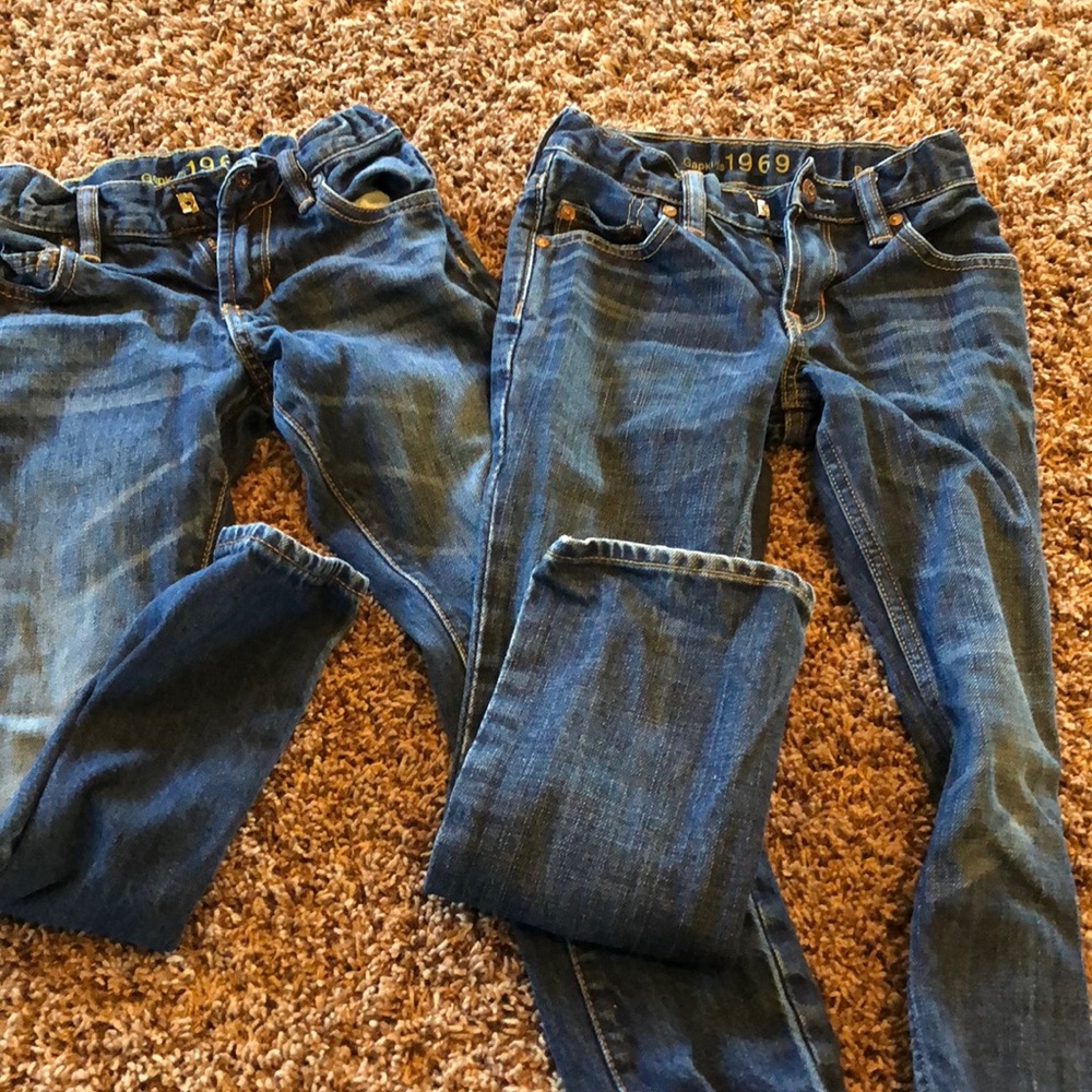 Two pair gap boys jeans
